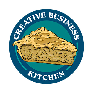 Logo for Creative Business Kitchen: Combines culinary and business themes.