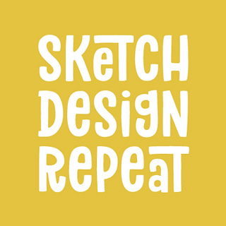 Logo for Sketch Design Repeat: Resources for surface pattern designers.